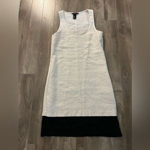H&M black and white dress